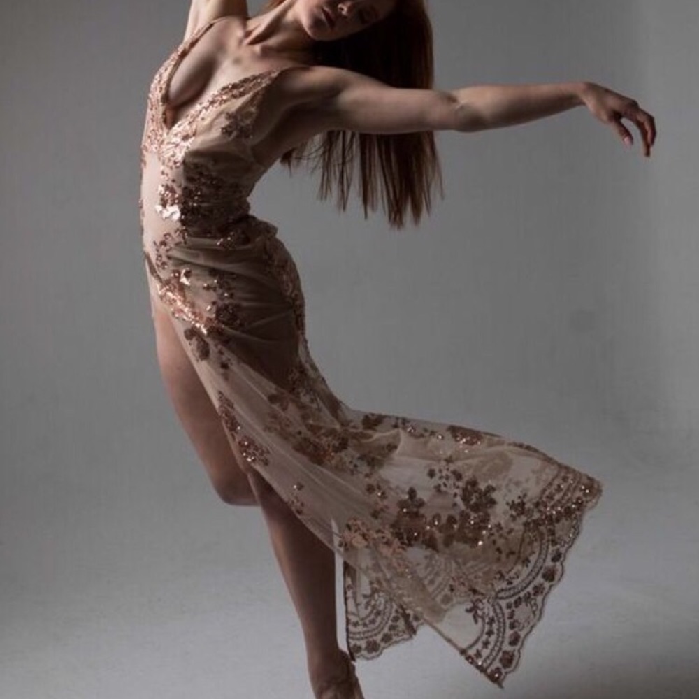 Beautiful Sheer Sequined Dress